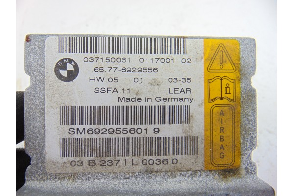 Centralita airbag, Bmw Serie 7 (E65/E66) 740d 2007, 6929556