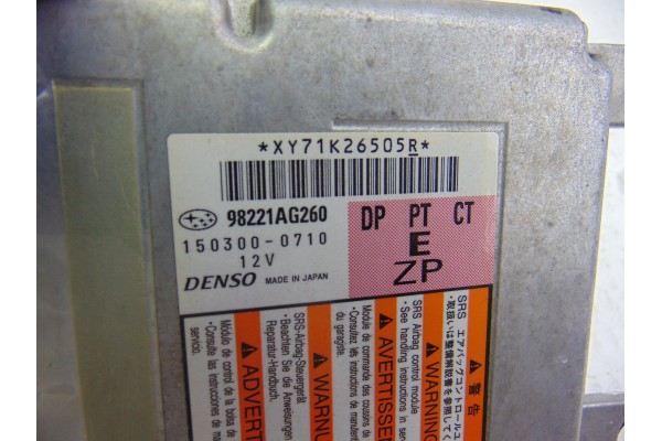 Centralita airbag, Subaru Legacy Berlina (B13/BL) 2.0 D Classic 2008, 98221AG260