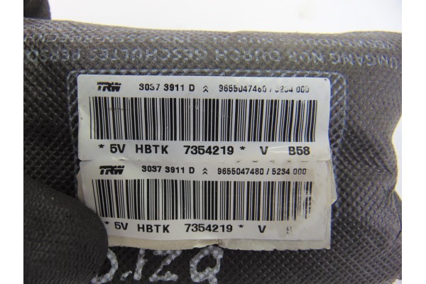 Airbag lateral izquierdo, Citroen C4 Picasso Exclusive 2011, 9655047480
