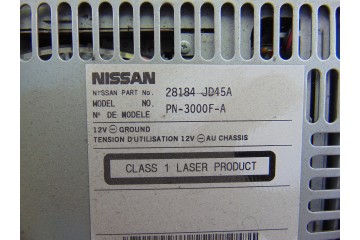 Sistema audio / radio cd, Nissan Qashqai (J10) Acenta 2010, 28184JD45A