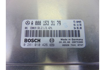 Centralita motor uce, Mercedes-benz Clase a (Bm 168) 170 Cdi (168.008) 2000, A0001533179