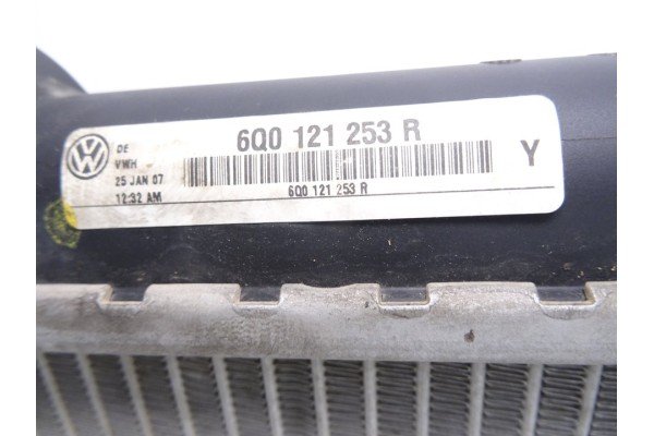 Radiador agua, Seat Ibiza (6L1) Reference 2007, 6Q0121253R