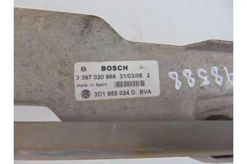 3D1955120B  MOTOR LIMPIA DELANTERO VOLKSWAGEN PHAETON (3D3/3D7) TDI V6 4Motion (5 asientos) 2007 3D1955120B 198588 VOLKSWAGEN - 