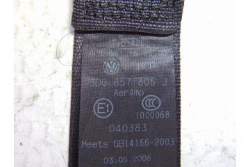 3D0857806J CINTURON SEGURIDAD TRASERO DERECHO VOLKSWAGEN PHAETON (3D3/3D7) TDI V6 4Motion (5 asientos) 2007 3D0857806J 198593 VO