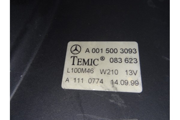 Electroventilador, Mercedes-benz Clase e (Bm 210) Berlina 270 Cdi (210.016) 2000, A0015003093