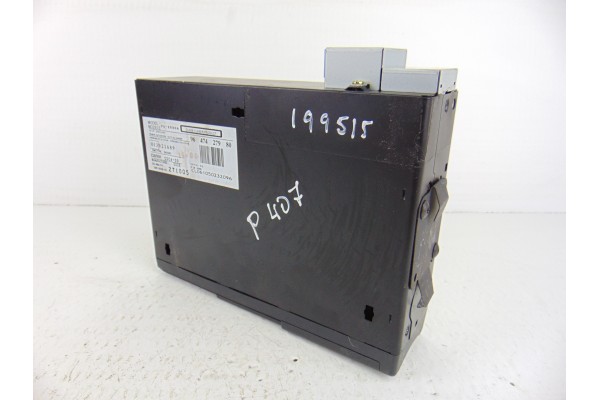 Sistema audio / radio cd, Peugeot 407 Coupé Pack 2006, 9647427980