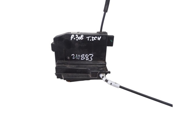 Cerradura puerta trasera derecha, Peugeot 308 Access 2014, 9807954780 usado 4