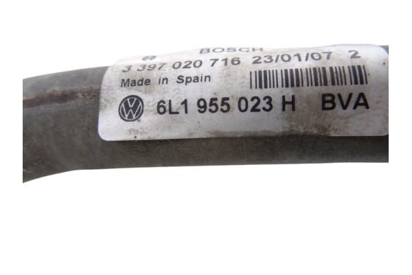 Motor limpia delantero, Seat Ibiza (6L1) Reference 2007, 6L1955023H usado 4
