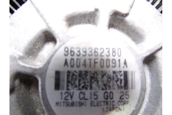 Alternador, Peugeot 406 Berlina (S1/S2) Srdt 2001, 9639362380