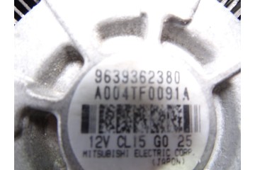 Alternador, Peugeot 406 Berlina (S1/S2) Srdt 2001, 9639362380