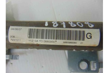 Airbag cortina delantero izquierdo, Peugeot 407 Sw Premium 2004, 9660989380