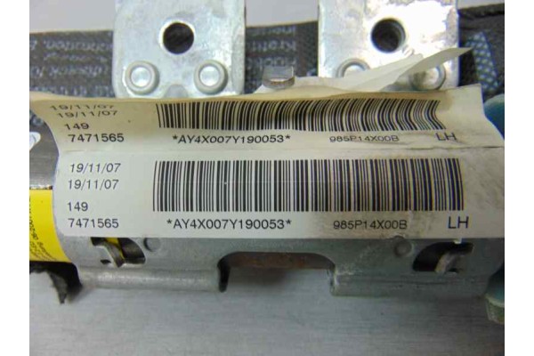 Airbag cortina delantero izquierdo, Nissan Navara Pickup (D40M) Doble Cab SE 4X4 2007, 985P14X00B
