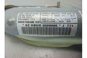 Airbag cortina delantero izquierdo, Peugeot 308 Sport 2007, 9656759480