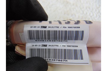 Airbag cortina delantero derecho, Peugeot 308 Style 2015, 9805768380