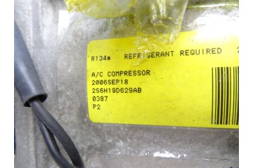 Compresor aire acondicionado, Ford Fiesta (Cbk) Ambiente 2006, 2S6H19D629AB
