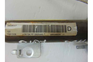 Airbag cortina delantero derecho, Peugeot 407 Sw Premium 2004, 9660989280