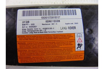 Airbag lateral izquierdo, Land Rover Freelander (LR2) TD4 Hse 2007, 6G9N611D33DB