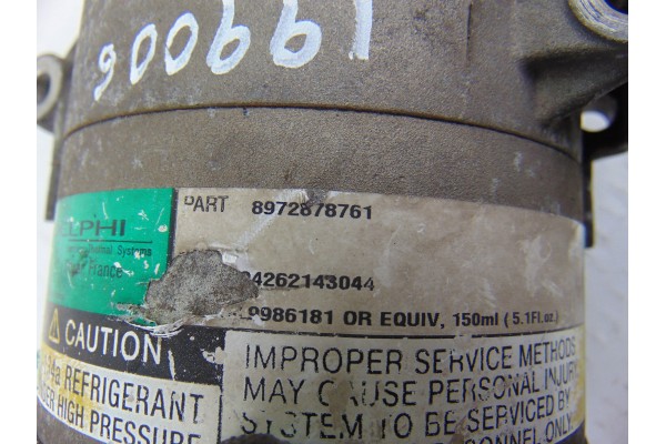 8972878761 COMPRESOR AIRE ACONDICIONADO HONDA CIVIC BERLINA 3 PUERTAS (EP) 1.7 CTDi LS 2002 8972878761 199006 HONDA - 2