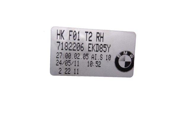 Piloto trasero derecho interior, BMW Serie 7 (F01/F02) 740d xDrive 2011, 7182206 usado 4