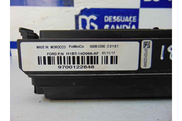 Caja reles / fusibles, Ford Fiesta (CE1) Cool&Connect 2017, H1BT-14D068-AF