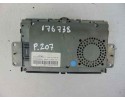 Pantalla multifuncion, Peugeot 207 X-Line 2006, 96600548XT