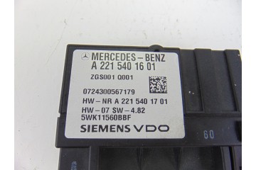 Módulo electrónico, Mercedes-benz Clase C (Bm 204) Berlina C 180 Kompressor (204.046) 2008, A2215401601