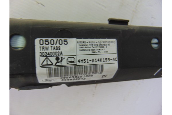 4M51-A14K159-AC AIRBAG CORTINA DELANTERO IZQUIERDO FORD FOCUS BERLINA (CAP) Trend 2005 4M51-A14K159-AC 199387 FORD - 3