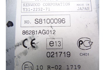 Pantalla multifuncion, Subaru Legacy Combi/ Outback (B13/BP) 2.5 Sw 2005, 86281AG012