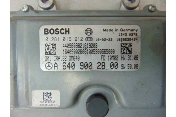 Centralita motor uce, Mercedes-benz Clase a (Bm 169) A 180 Cdi (169.007) 2010, A6409002800