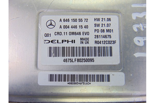 Centralita motor uce, Mercedes-benz Clase e (Bm 211) Berlina E 220 Cdi (211.008) 2006, A6461505572
