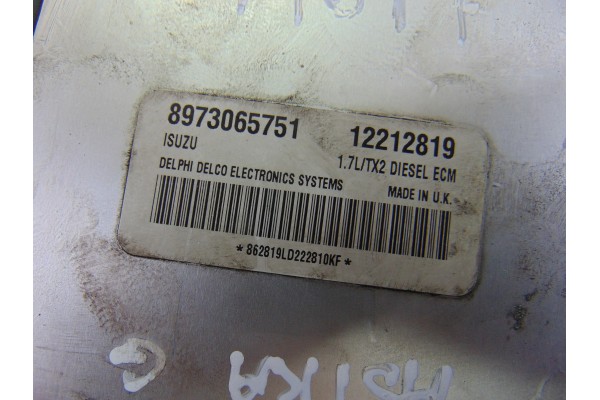 8973065751 CENTRALITA MOTOR UCE OPEL ASTRA G BERLINA
