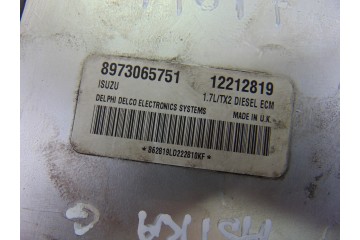 12212819 CENTRALITA MOTOR UCE OPEL ASTRA G BERLINA Club 2002 12212819 199619 OPEL - 3