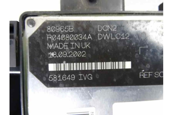 Centralita motor uce, Citroen Berlingo 1.9 D Multispace 2003, 9648225280 usado 4