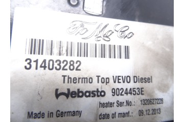 Motor calefaccion, Volvo V60 Familiar Summum 2014, 31403282