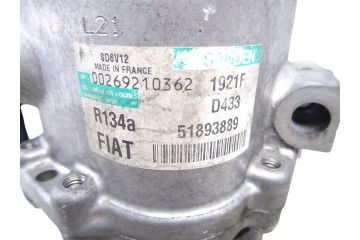 Compresor aire acondicionado, Citroen Nemo Furgón 2013, 51893889