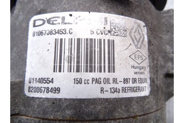 Compresor aire acondicionado, Renault Megane Ii Berlina 5P Business 2007, 8200678499
