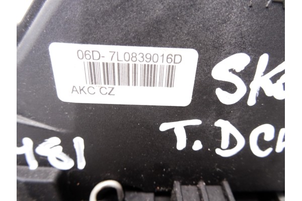 Cerradura puerta trasera derecha, Skoda Octavia Combi (1Z5) Ambition 2012, 7L0839016D usado 4