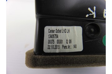 Rejilla aireadora, Opel Astra K Berlina 5P Dynamic Start/Stop 2016, 13406754