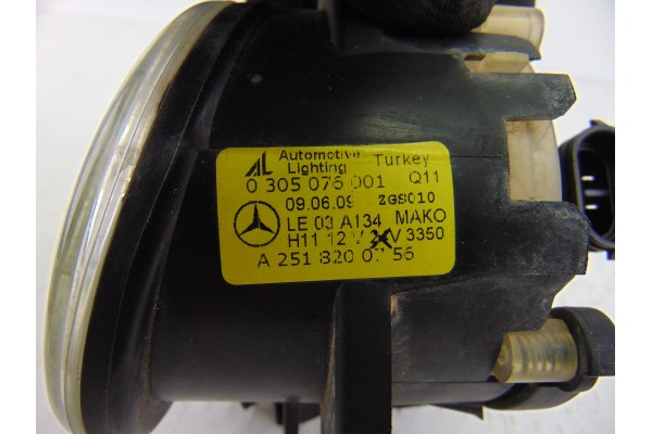Faro antiniebla izquierdo, Mercedes-benz Clase Glk (Bm 204) GLK 350 CDI 4-Matic (204.983) 2010, A2518200755