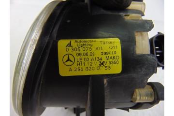 Faro antiniebla izquierdo, Mercedes-benz Clase Glk (Bm 204) GLK 350 CDI 4-Matic (204.983) 2010, A2518200755