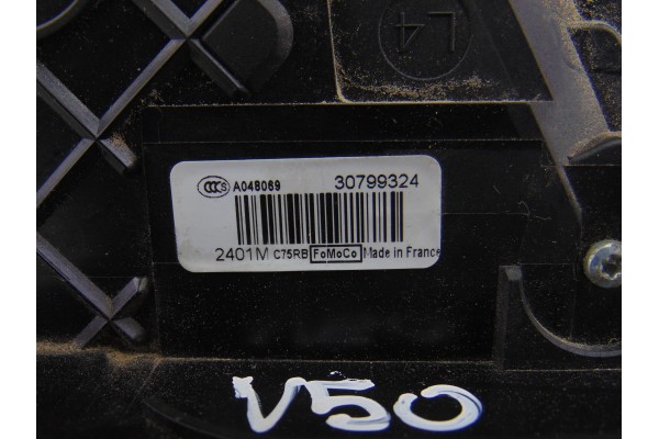Cerradura puerta trasera izquierda, Volvo V50 Familiar D4 Kinetic 2011, 30799324
