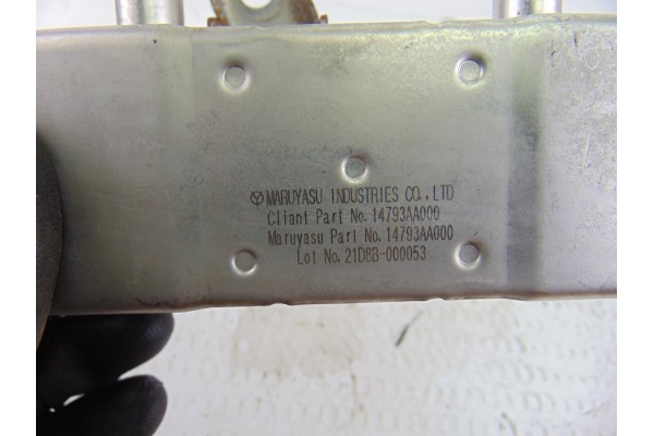 14793AA000 ENFRIADOR EGR SUBARU LEGACY BERLINA (B13/BL)