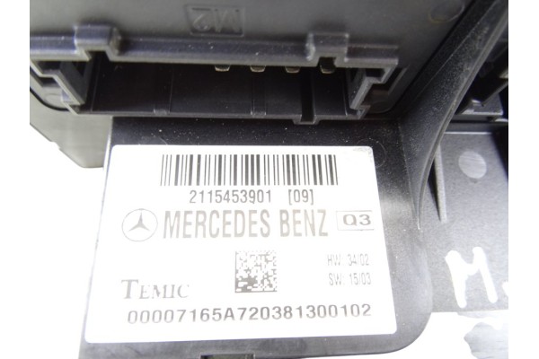 Caja reles / fusibles, Mercedes-benz Clase e (Bm 211) Berlina E 270 Cdi (211.016) 2003, 2115453901