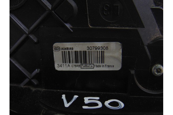 Cerradura puerta delantera izquierda, Volvo V50 Familiar D4 Kinetic 2011, 30799308