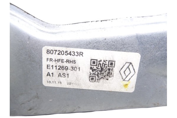 Elevalunas delantero derecho, Renault Kadjar Business 2020, 807205433R usado 4