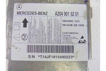 Centralita airbag, Mercedes-benz Clase Glk (Bm 204) GLK 350 CDI 4-Matic (204.983) 2010, A2049015201