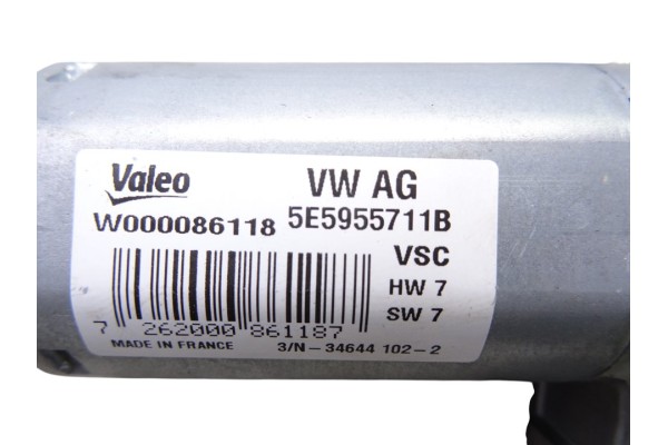 Motor limpia trasero, Audi Q3 (F3B) 35 TDI S line 2022, 5E5955711B