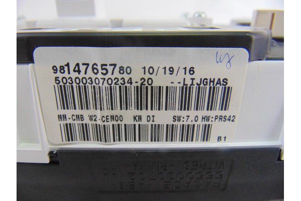 Cuadro instrumentos, Peugeot 508 Sw Active 2017, 9814039880