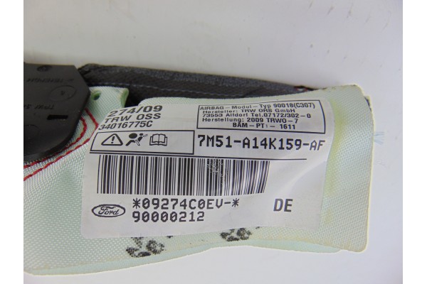 Airbag cortina delantero izquierdo, Ford Focus Berlina (CB4) Trend 2009 usado 4