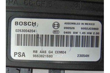 Módulo electrónico, Peugeot 308 Sw Premium 2009, 9663821680